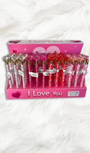 Stylo LOVE encre bleue